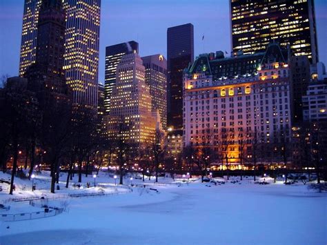 Autumn in new york 2. Winter Evening in Central Park - a photo on Flickriver