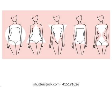 Make the lines corresponding to the form of the neck, shoulders, hands, body and legs. Female Body Shape Images, Stock Photos & Vectors ...