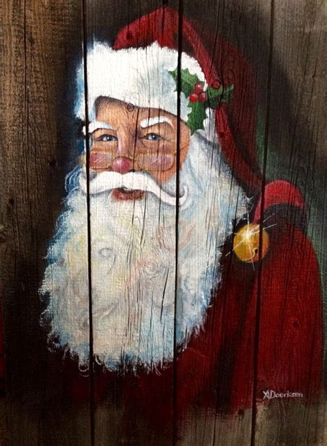 Best 25 Santa Paintings Ideas On Pinterest Christmas