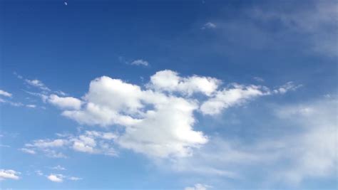 Beautiful White Clouds Soar Across Stock Footage Video 100 Royalty