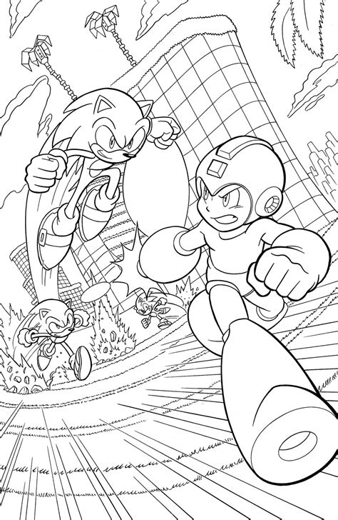 Download A Sneak Peek At The Sonic Mega Man Crossover