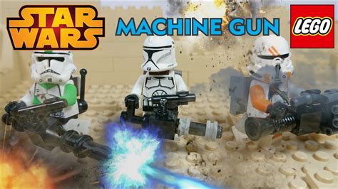 Lego Machine Gun For Star Wars Minifigures Moc Easy Build Tutorial