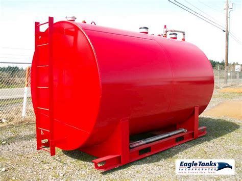 Eagle Tanks 2000 Gallon Double Wall Horizontal Ul 142 Fuel Tank For