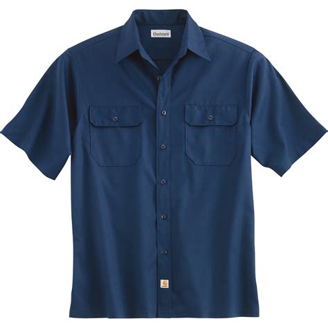 Carhartt Short Sleeve Twill Work Shirt — Regular Style Model S223