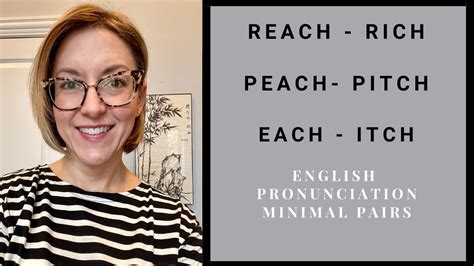 How To Pronounced Reach Rich Peach Pitch Each Itch English