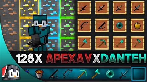 Apexayxdanteh 128x Mcpe Pvp Texture Pack Fps Friendly Youtube