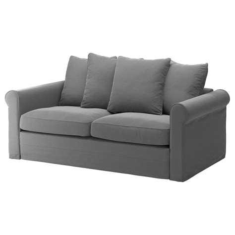 Fodera asportabilefodera divano 2posti/elemento letto/fodera per bracciololavabile in lavatrice, max 40°c, azione meccanica normale.da lavare separatamente.non. GRÖNLID Divano letto a 2 posti - Ljungen grigio fumo - IKEA