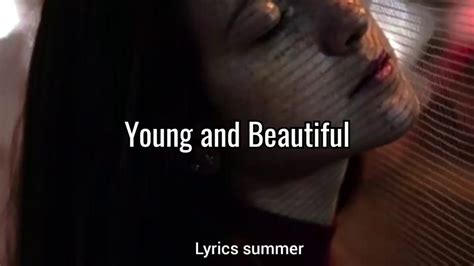 Young And Beautiful Tradução