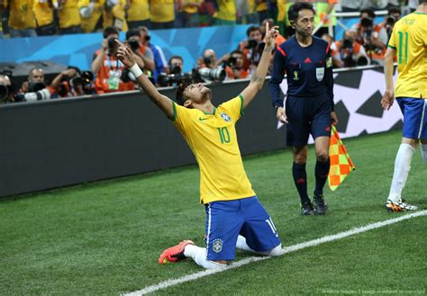 Brazil 3 1 Croatia Neymars Double Delivers First Win To The Hosts