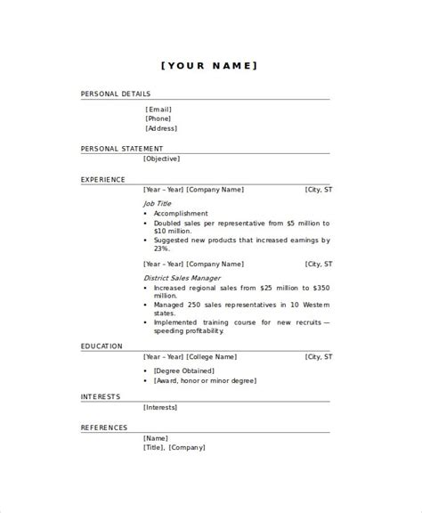 You are never really sure whether you are doing it right. Sales Manager Resume Template - 7+ Free Word, PDF ...