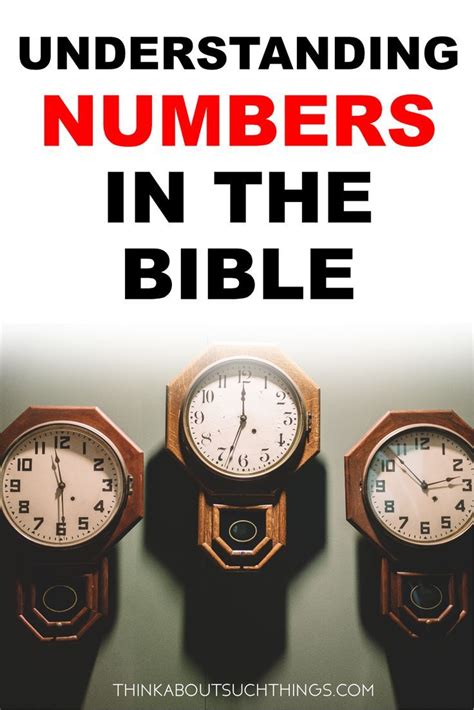 Insight Into The Biblical Meaning Of Numbers Number Meanings