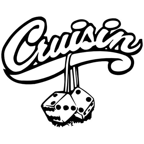Crusin With Dice Sticker