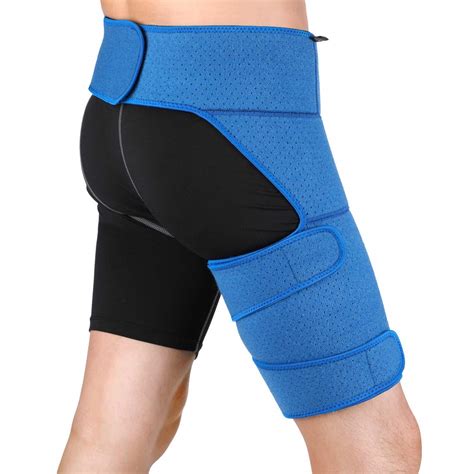 Groin Support Wrap Compression Hip Brace Thigh Sleeve Adjustable