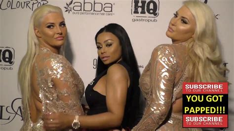 Kristina Shannon Karissa Shannon And Blac Chyna At The Glam Beverly Hills Salon Grand Opening