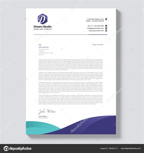 One is called the enspace group. Download - Professional Letterhead Template Vector — Stock ...