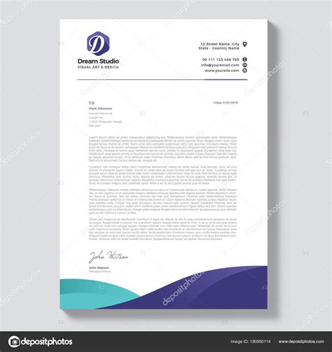 Chella print provides business card , head paper and design. Download - Professional Letterhead Template Vector — Stock ...