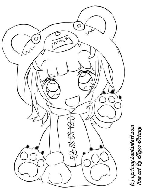 Get hold of these coloring sheets that are full of pictures and involve your kid in painting them. Cute Anime Coloring Pages 5 by Linda | Раскраски, Милые ...