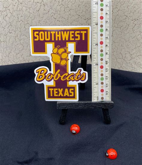 Southwest Texas State Universitybig T Bobcats Sticker Swt Etsy