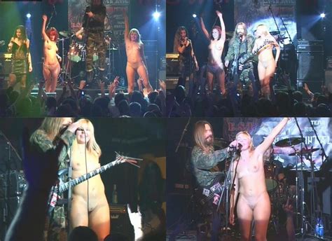 Singers Nude On Stage Photo