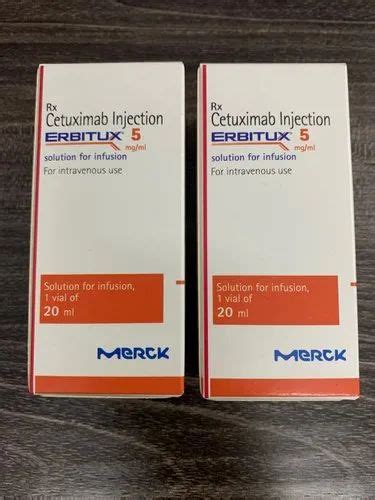 Cetuximab Erbitux 100 Mg Inj Merck 5 Mgml At Rs 18000piece In