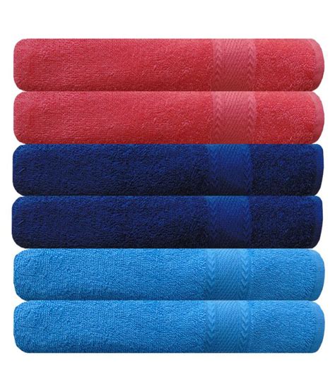 Akin Multicolor Cotton Hand Towel Set Of 6 Buy Akin Multicolor