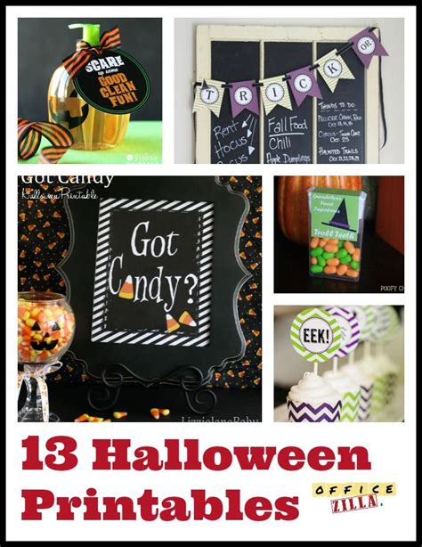 13 Fun Halloween Printables With Images Halloween
