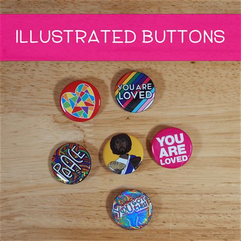Illustrated Buttons Various Designs — Illustrated Ministry