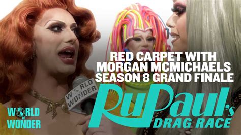 Morgan Mcmichaels Chats Up The Queens On The Red Carpet At The Rupauls