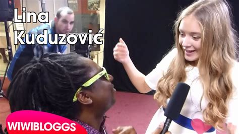 Interview Lina Kuduzović Slovenia Junior Eurovision 2015 Third