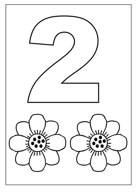Coloring worksheet for toddlers age 2. Worksheets for 4 Year Olds | Numbers preschool, Preschool ...