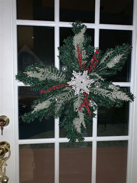 Dollar Tree Snowflake Wreath Diy Deco Mesh Christmas Wreaths