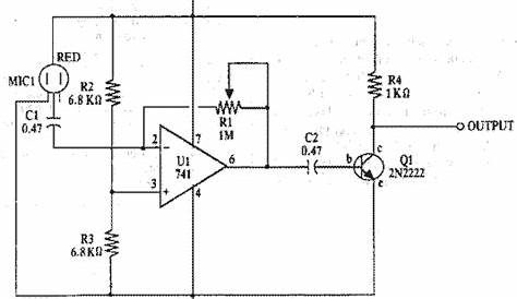 electret microphone amplifier schematic