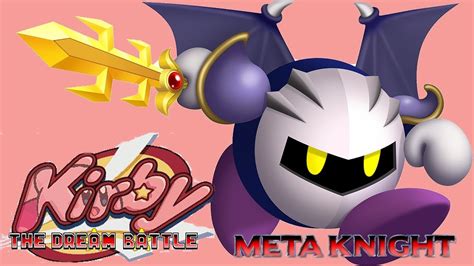 Kirby The Dream Battle Mugen Demo Playthrough With Meta Knight Youtube