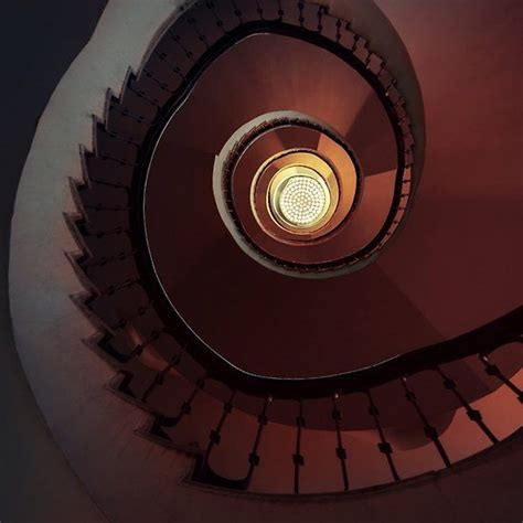 Discover (and save!) your own pins on pinterest Spiral staircase in red and brown | Spiral staircase, Spiral, Red