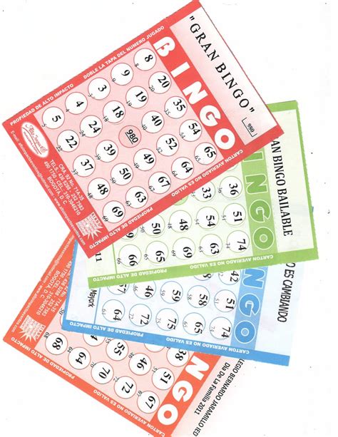 Cartones De Bingo En Pdf Para Imprimir Bingo Para F3b