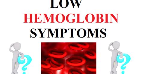 Low Hemoglobin Symptoms Hemoglobin Level