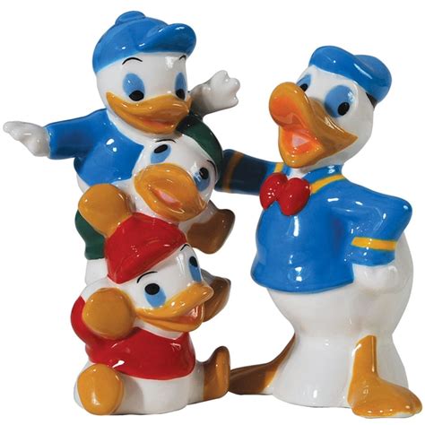 Disney Donald Duck And Huey Dewey And Louie Salt And Pepper Shaker