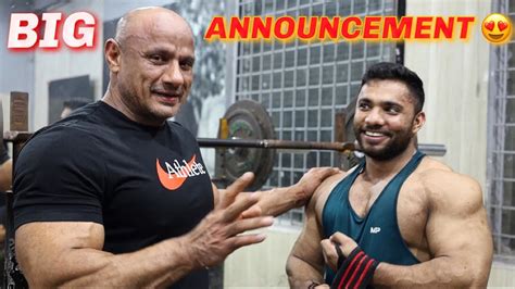 Big Announcement😍road To Amateur Olympiachest And Shoulder Youtube