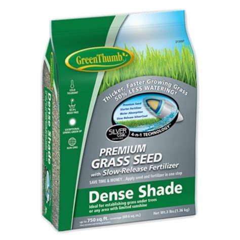 Green Thumb Greun180 Northern Zones Premium Dense Shade Grass Seed 3