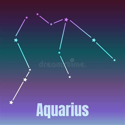 The Water Bearer Aquarius Sing Star Constellation Element Age Of