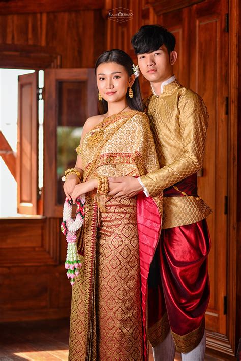 ชุดไทยจักรพรรดิ By ลานคำดีไซน์ Thailand Thai Wedding Dress Thai
