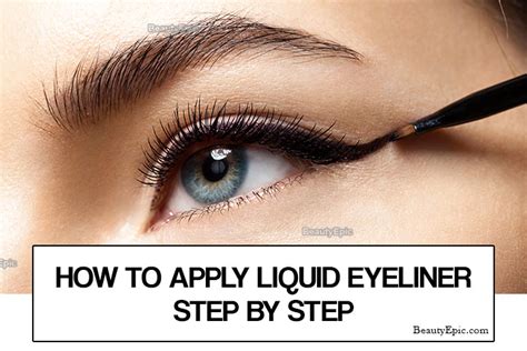 How To Apply Liquid Eyeliner For Beginners