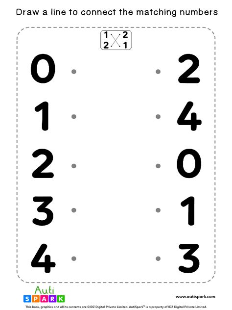 Match the numbers worksheet