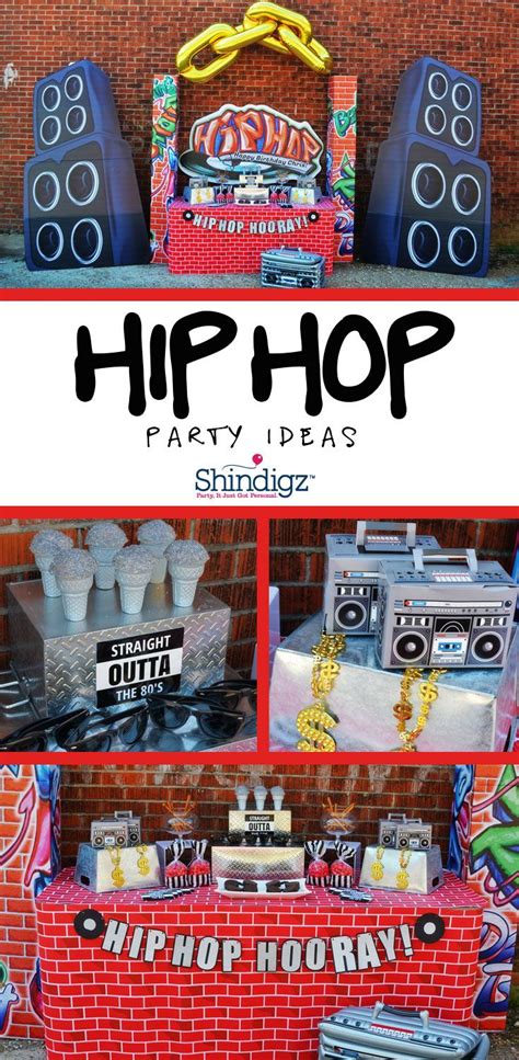 Jump around with party wearables like big boom boxes, bling rings and chains for a retro 1990s hip hop party. Pin on Fifth grade graduation