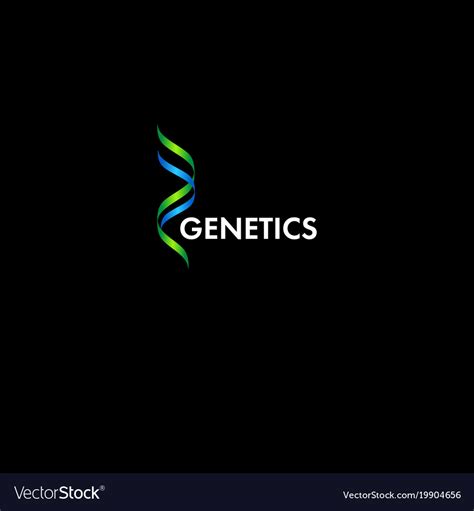 Genetic Logo Royalty Free Vector Image Vectorstock