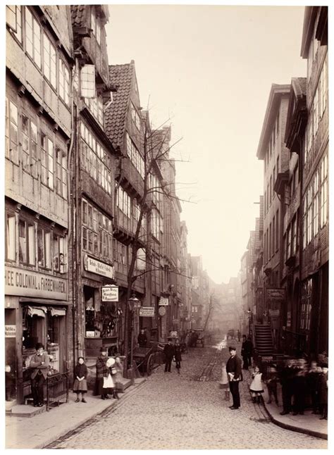 Bei Den Mühren Hamburg 1884 Foto Georg Koppmann Victorian