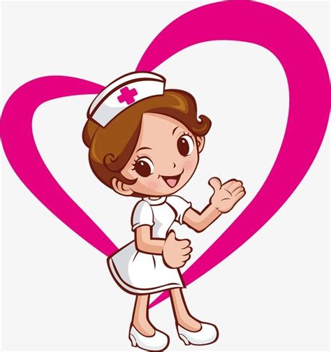 Ilustracin De Dibujos Animados De Enfermera Enfermera