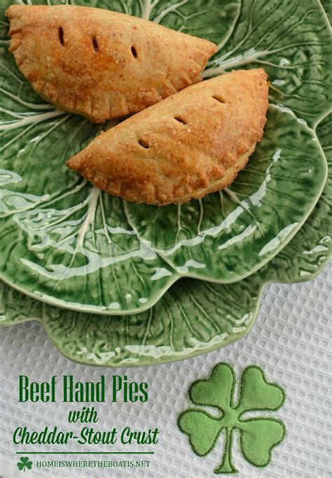 Beef Hand Pies With Cheddar Stout Crust Hand Pies Irish Recipes