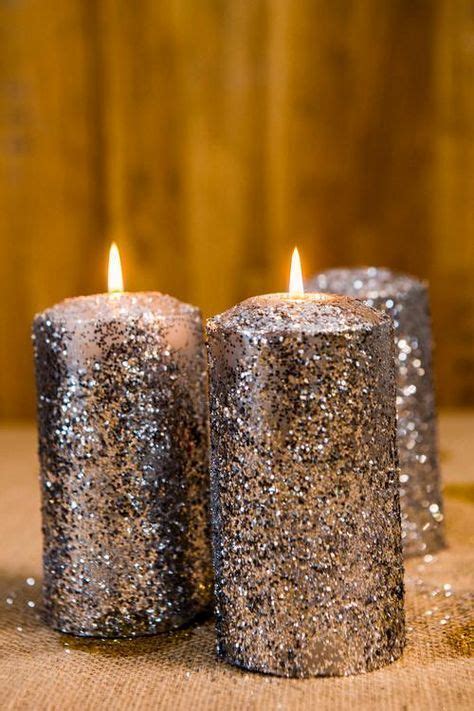 Easiest Glitter Candles Ever Glitter Candles Candles Candle Making