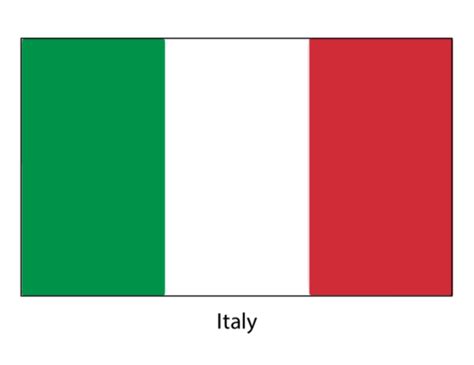 Printable World Flags Italy